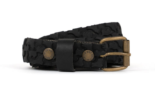 Ceinture Belt Vélo Noire Très fine